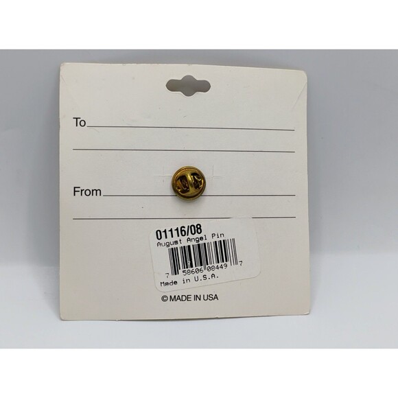 5/$25 Genuine Austrian Crystal Pin Guardian Angel Birthstones August Peridot - Picture 6 of 6